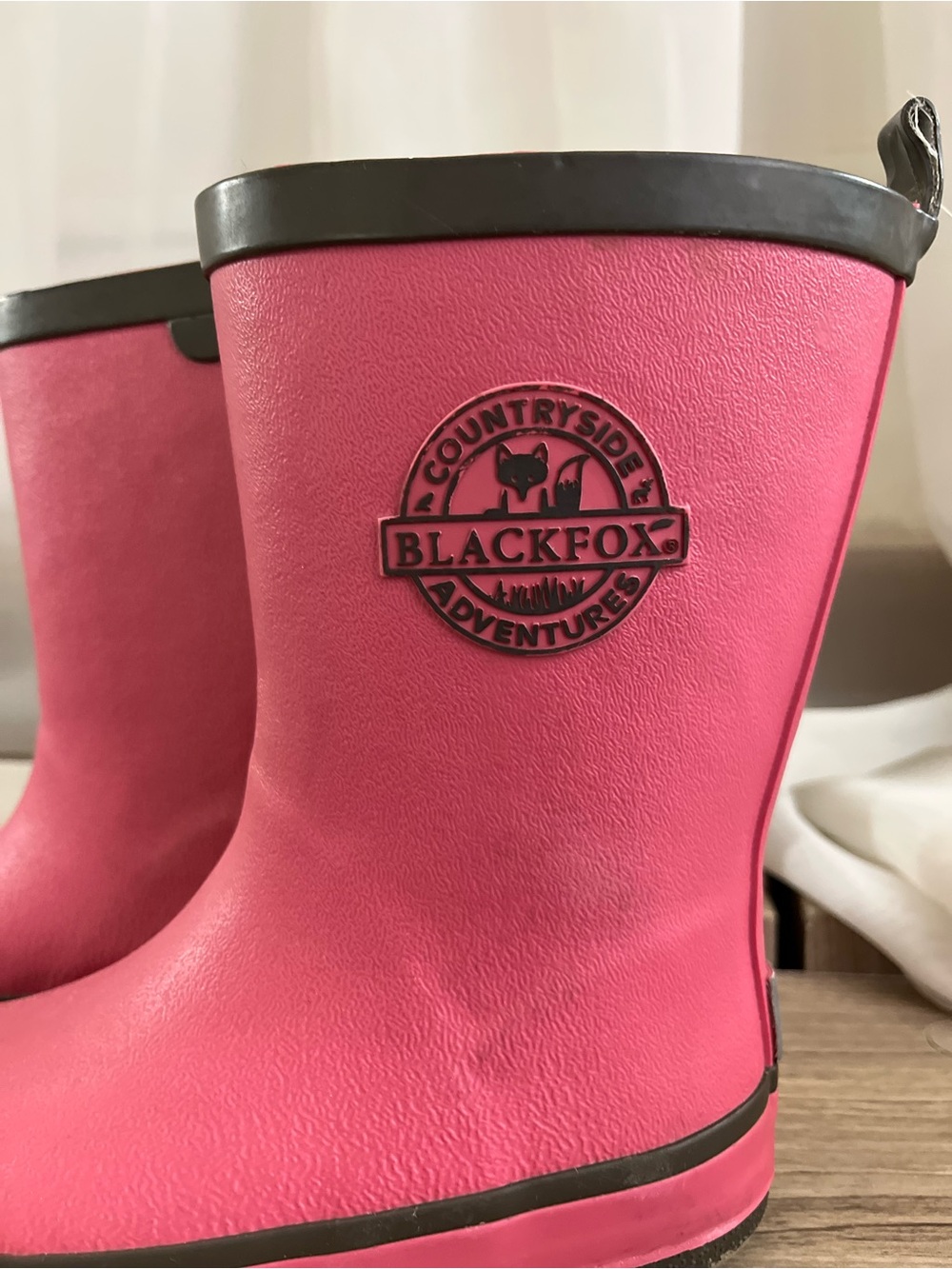 🍒3/$18🍒 Waterproof Toddler Pink Rain Boots Girl size 8.5 Little Girl - Picture 2 of 5